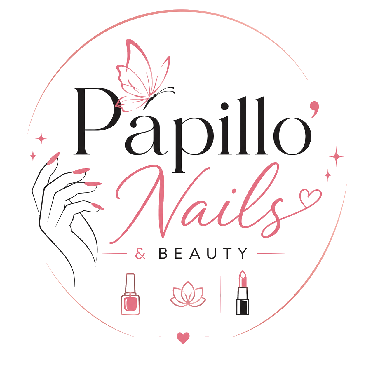 Logo papillo nails & beauty